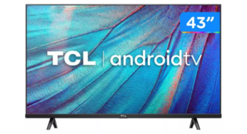 Smart TV 43 polegadas da TCL tem desconto de 32% de desconto na Magazine Luiza